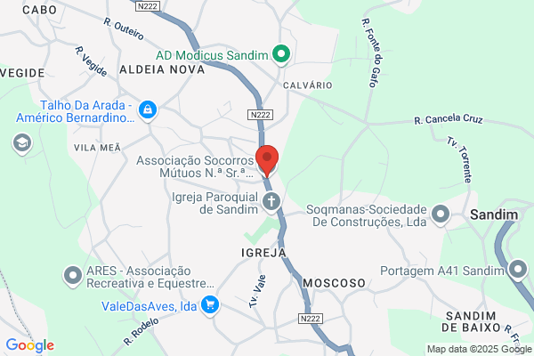 De Socorros Mos De Nossa Senhora Da esperan`de Sadim e freguesias associaï