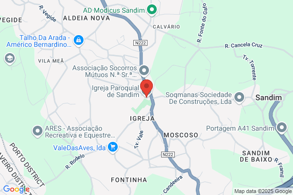 Fòica Da Igreja Paroquial Da Freguesia De santa maria De sandim